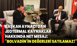 Başkan Aynacı'dan Jeotermal Kaynaklar Hakkında Net Mesaj: "Bolvadin'in Değerleri Satılamaz!"