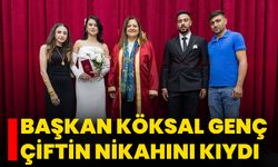 Başkan Köksal Genç Çiftin Nikahını Kıydı