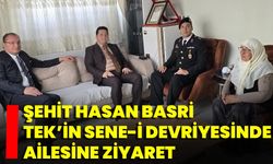 Şehit Hasan Basri Tek’in Sene-i Devriyesinde Ailesine Ziyaret