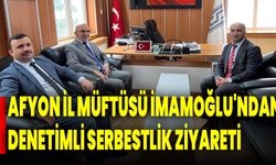 Afyon İl Müftüsü İmamoğlu'ndan Denetimli Serbestlik Ziyareti