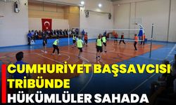 Cumhuriyet Başsavcısı Tribünde, Hükümlüler Sahada