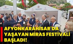 Afyonkarahisar'da Yaşayan Miras Festivali Başladı!