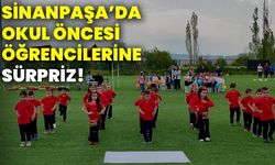 Sinanpaşa’da okul öncesi öğrencilerine sürpriz!