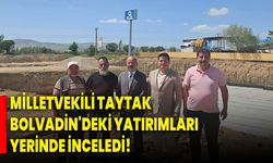 Milletvekili Taytak, Bolvadin'deki Yatırımları Yerinde İnceledi!