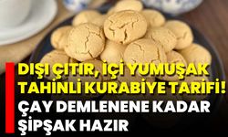 Dışı Çıtır, İçi Yumuşak Tahinli Kurabiye Tarifi! Çay Demlenene Kadar Şipşak Hazır