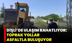 Dişli’de Ulaşım Rahatlıyor: Toprak Yollar Asfaltla Buluşuyor