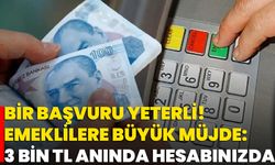 Bir Başvuru Yeterli! Emeklilere Büyük Müjde: 3 Bin TL Anında Hesabınızda