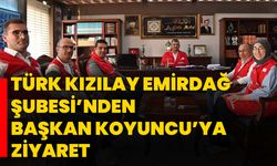 Türk Kızılay Emirdağ Şubesi’nden Başkan Koyuncu’ya ziyaret