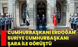 Cumhurbaşkanı Erdoğan, Suriye Cumhurbaşkanı Şara İle Görüştü