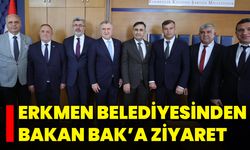 Erkmen Belediyesinden Bakan Bak’a Ziyaret