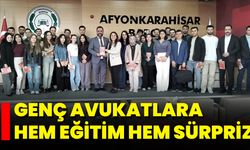 Genç Avukatlara Hem Eğitim Hem Sürpriz