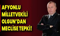 Afyonlu Milletvekili Olgun’dan Meclise Tepki!