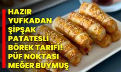 Hazır yufkadan şipşak patatesli börek tarifi! Püf noktası meğer buymuş