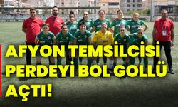 Afyon temsilcisi perdeyi bol gollü açtı!