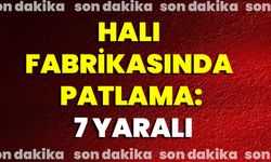 Halı Fabrikasında Patlama: 7 Yaralı