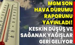MGM Son Hava Durumu Raporunu Yayınladı! Keskin Düşüş Ve Sağanak Yağışlar Geri Geliyor