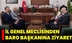 İl Genel Meclisinden Baro Başkanına Ziyaret