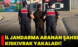 İl Jandarma Aranan Şahsı Kıskıvrak Yakaladı!