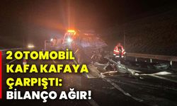 2 otomobil kafa kafaya çarpıştı: Bilanço ağır!