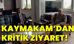 Kaymakam’dan kritik ziyaret!