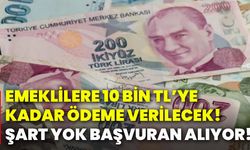 Emeklilere 10 bin tl’ye kadar ödeme verilecek! Şart yok başvuran alıyor!