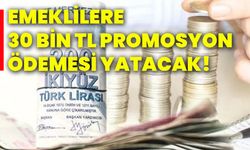 Emeklilere 30 Bin TL promosyon ödemesi yatacak!