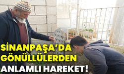 Sinanpaşa’da gönüllülerden anlamlı hareket!
