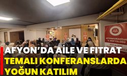 Afyon’da Aile Ve Fıtrat Temalı Konferanslarda Yoğun Katılım