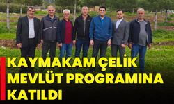 Kaymakam Çelik, Mevlüt Programına Katıldı