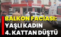 Balkon Faciası: Yaşlı Kadın 4. Kattan Düştü