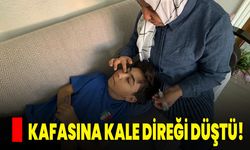 Kafasına Kale Direği Düştü!