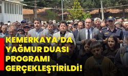 Kemerkaya’da Yağmur Duası Programı Gerçekleştirildi!
