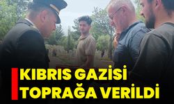 Kıbrıs Gazisi Toprağa Verildi