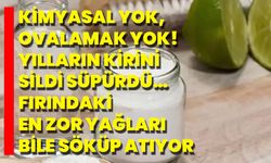 Kimyasal Yok, Ovalamak Yok! Yılların Kirini Sildi Süpürdü… Fırındaki En Zor Yağları Bile Söküp Atıyor