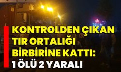 Kontrolden Çıkan Tır Ortalığı Birbirine Kattı: 1 Ölü 2 Yaralı