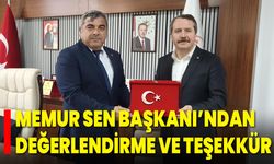 Memur Sen Başkanı’ndan Değerlendirme ve Teşekkür