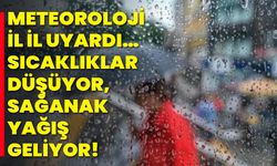 Meteoroloji il il uyardı… Sıcaklıklar düşüyor, sağanak yağış geliyor!