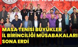 Masa Tenisi Büyükler İl Birinciliği Müsabakaları Sona Erdi