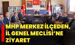 MHP Merkez İlçeden, İl Genel Meclisi’ne ziyaret