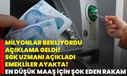 Milyonlar Bekliyordu, Açıklama Geldi! Sgk Uzmanı Açıkladı, Emekliler Ayakta! En Düşük Maaş İçin Şok Eden Rakam