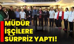 Müdür işçilere sürpriz yaptı!