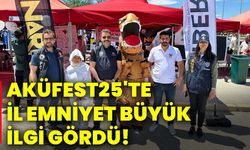 AKÜFEST25'TE İl Emniyet büyük ilgi gördü!