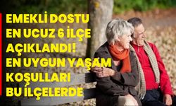 Emekli dostu en ucuz 6 ilçe açıklandı! En uygun yaşam koşulları bu ilçelerde