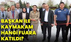 Başkan ile Kaymakam hangi fuara katıldı?