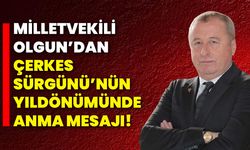 Milletvekili Olgun’dan Çerkes Sürgünü’nün Yıldönümünde Anma Mesajı!