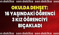 Okulda Dehşet: 16 Yaşındaki Öğrenci, 3 Kız Öğrenciyi Bıçakladı