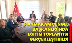 Kaymakam Çengel Başkanlığında Eğitim Toplantısı Gerçekleştirildi