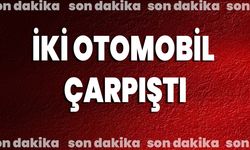 İki Otomobil Çarpıştı