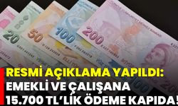 Resmi Açıklama Yapıldı: Emekli Ve Çalışana 15.700 TL’lik Ödeme Kapıda!
