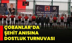 Çobanlar’da Şehit Anısına Dostluk Turnuvası